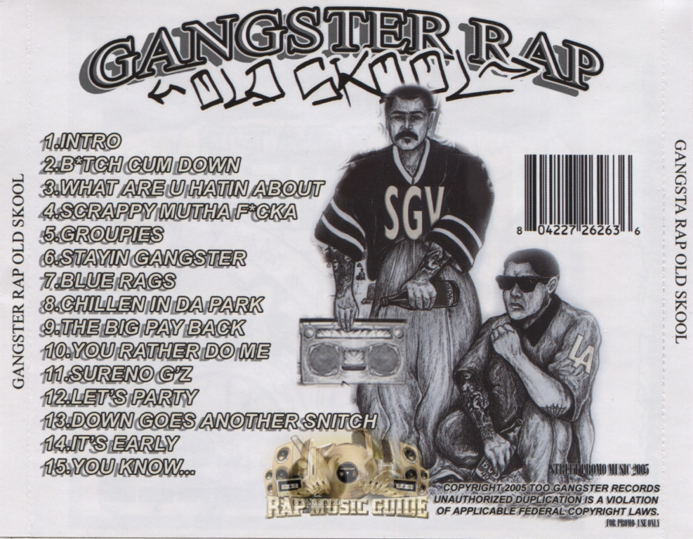Too Gangster Records Presents - Gangster Rap Old Skool: CD | Rap Music